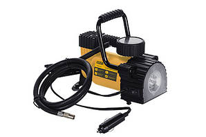 Компресор автомобільний однопоршневий (35 л/хв. 7 Атм.) з ліхтарем СІЛА