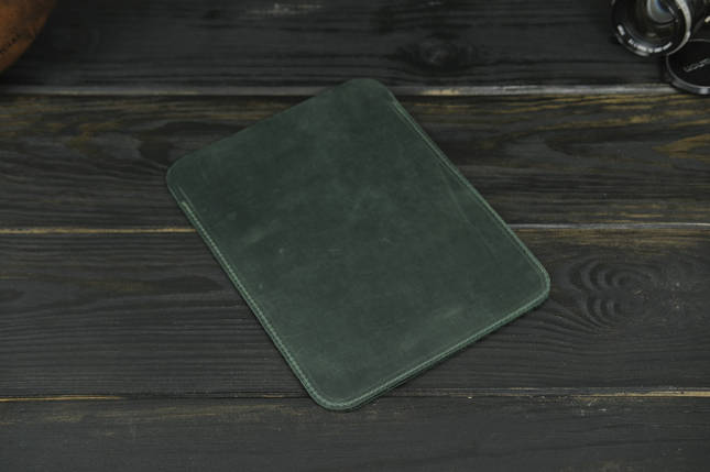 Шкіряний чохол для Apple iPad Pro9,7" 5th/6th gen, air 2  натуральна вінтажна шкіра, колір Зелений, фото 2