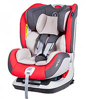 Автокресло детское до 6 лет (25 кг). 4 положения спинки Coletto Vento Isofix 9024-CVIs-12 red Т