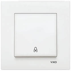 Viko Karre кнопка дзвінка біла