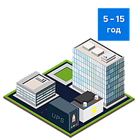 Готове енерго рішення "Побутовий" 5-15 годин автономної роботи ДБЖ LPY-W-PSW 2000VA + АКБ LPM-MG 12V-150 AH