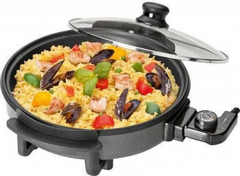 Электросковорода Clatronic PP 3401 — 1500 Вт, Ø32 см, антипригарное покрытие, термостат