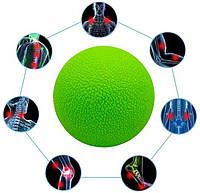 Массажный мячик, массажер для спины, шеи, ног (самомассажа МФР, миофасциального релиза) OSPORT 6см (MS 1060-1)