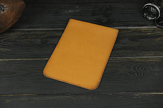 Шкіряний чохол для Apple iPad Pro9,7" 5th/6th gen, air 2 натуральна шкіра італійський Краст, колір Бурштин, фото 3