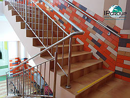 Поручні для шкільних установ, неіржавка сталь