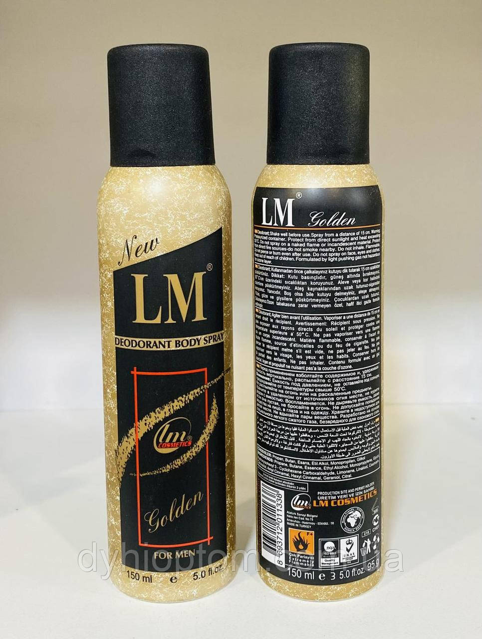 Дезодорант чоловічий LM Golden 150ml