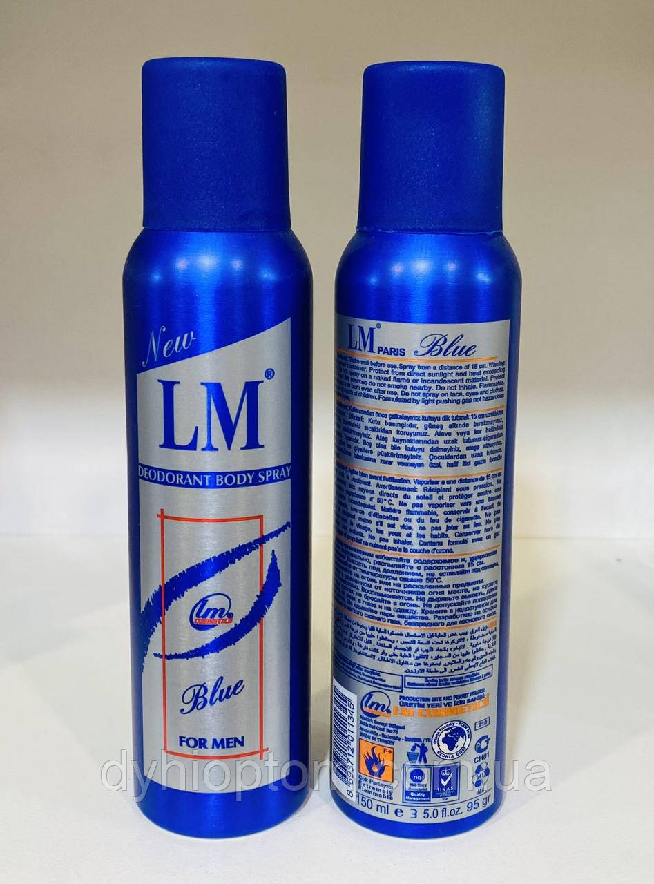 Дезодорант чоловічий LM Blue 150ml