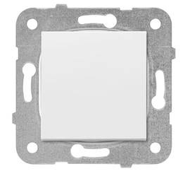 Viko Karre вимикач 1-клавішний без рамки білий