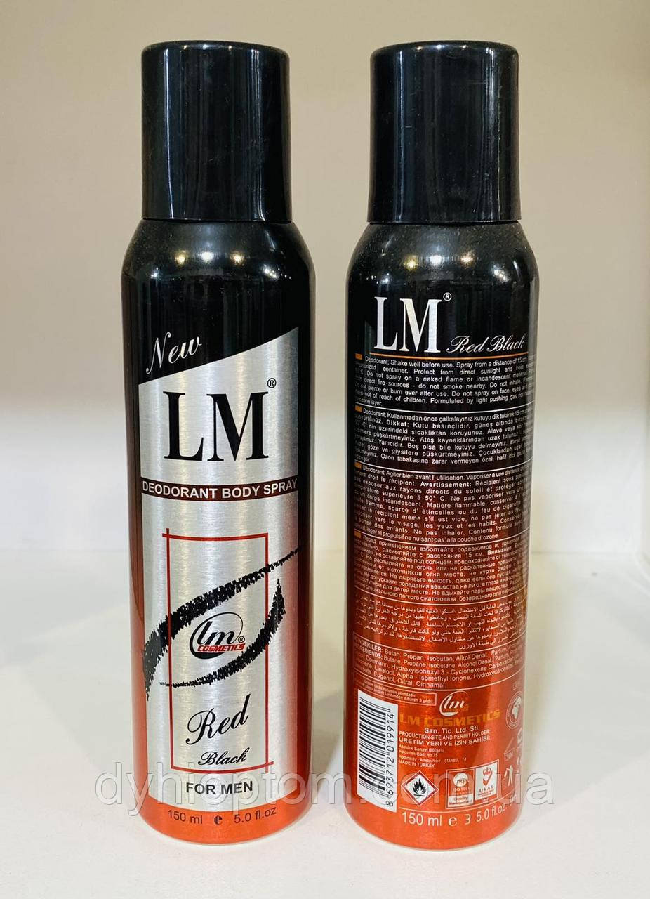 Дезодорант чоловічий LM Red Black 150ml