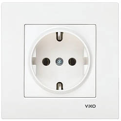 Viko Karre розетка із заземленням біла
