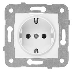 Viko Karre розетка із заземленням без рамки біла