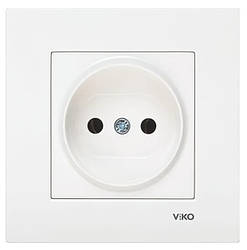 Viko Karre розетка без заземлення біла