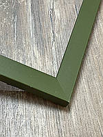 Рамка А2(420х594)Антибликовое стеклоПрофиль 22 мм.Зеленый матовый.