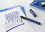 Чорнильні стандартні картриджі Faber-Castell чорнило що стирається, 6 шт, Королівський синій, фото 8