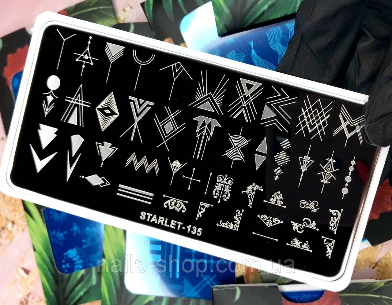 Пластина для стемпінгу Starlet-135, фото 1