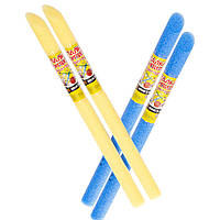 Палка лупілка іграшка м'яка біта лупілка для активного відпочинку кійок-лупцьок набір синій жовтий 4 шт 40 мм