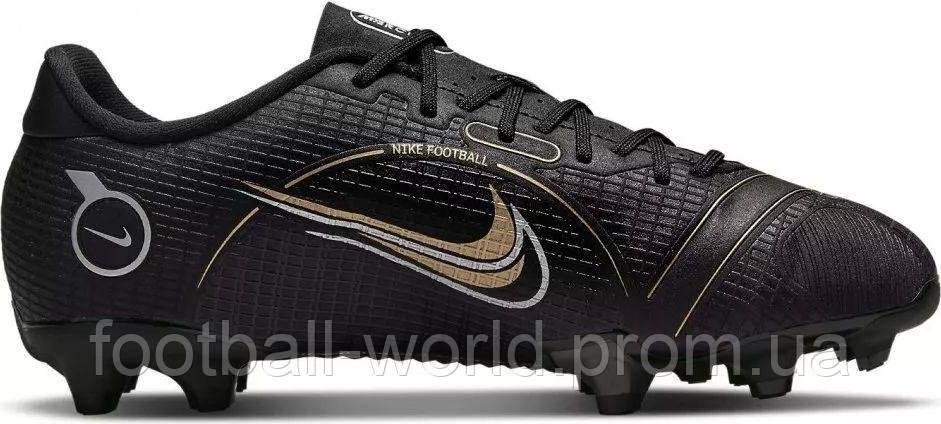 Бутсы детские Nike MERCURIAL VAPOR 14 ACADEMY FG/MG черные DJ2856-007 - фото 2 - id-p1633419315