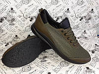 Мужские кроссовки Pantser сетка лето/весна цвет хаки