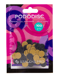 Змінні файли для манікюрного диска Pododisc Staleks Pro XS 100 грит (50 шт)