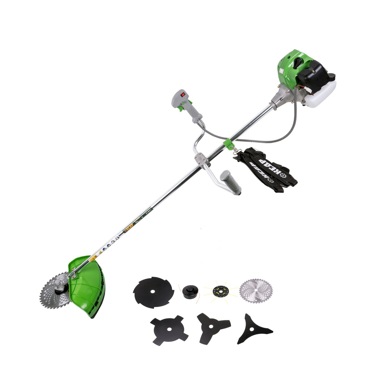 Бензокоса Кедр БГ-5500 (52 см3, 5500 Вт, 5 ножів, 2 котушки), фото 1