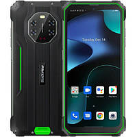 Смартфон Blackview BV8800 8/128 Green, 50+2+8+20/16Мп, 8380mAh,6.58'' IPS, 4G, Helio G96