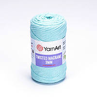 Пряжа YarnArt Twisted Macrame 3мм 775 Мята (Ярнарт Твистид Макраме 3 мм)