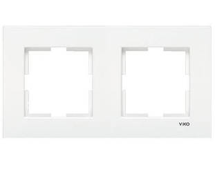 Viko Karre рамка подвійна біла