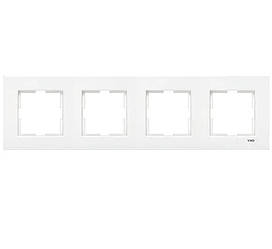 Viko Karre рамка четверна біла