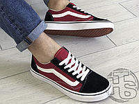 Мужские кеды Vans Old Skool 36 DX Black Red White VNA38G2UBS