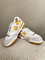 Женские кроссовки New Balance 550 Sea Salt Varsity Gold Yellow White BB550LA1 38