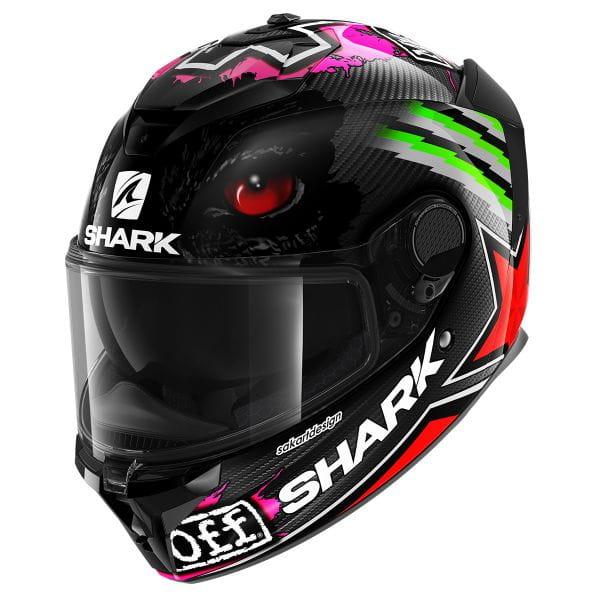 Мотошлем Shark Spartan GT Carbon Scott Redidng Pink