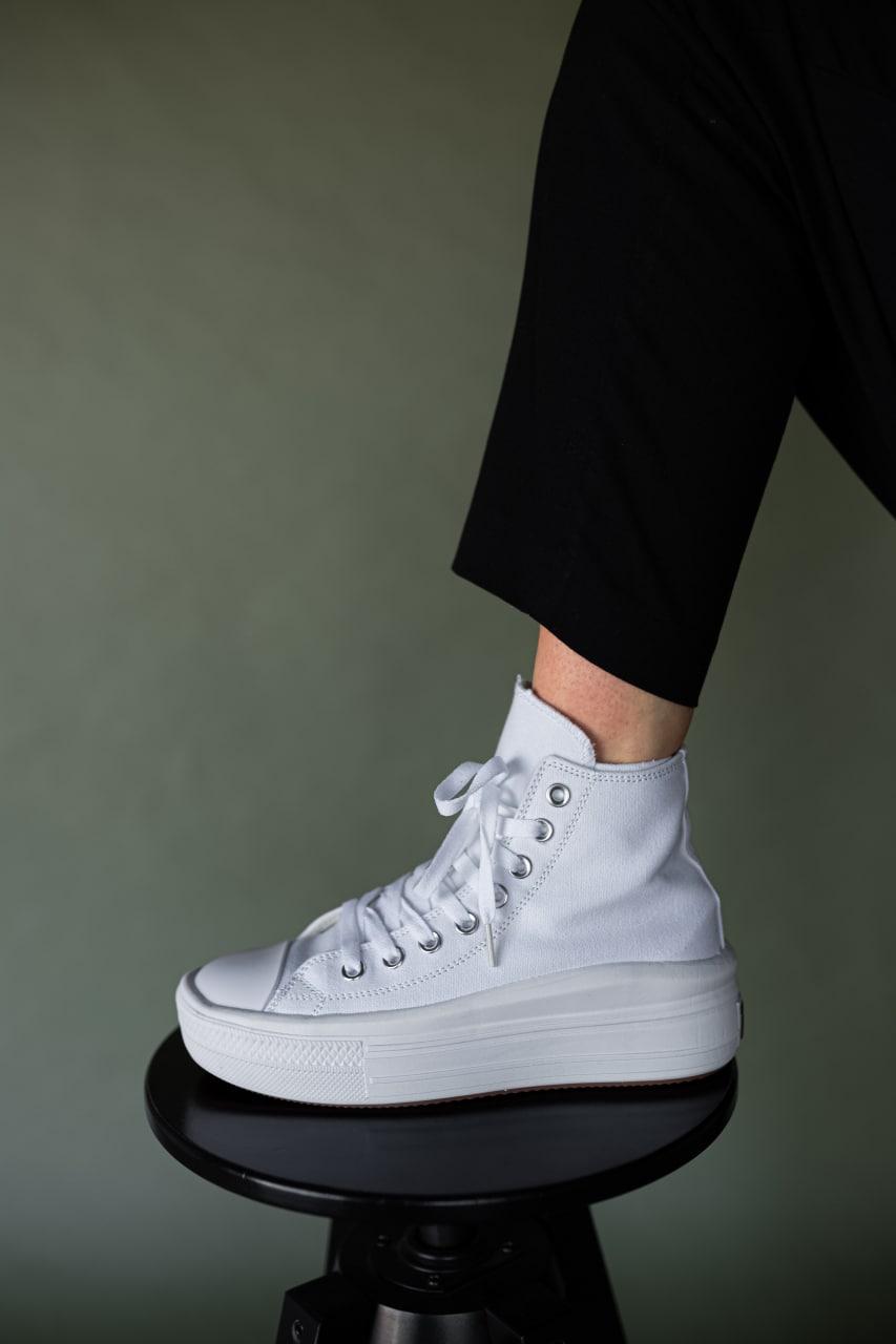 Жіночі кеди Converse Chuck Taylor All Star Move White 568498C, фото 1