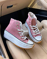 Женские кеды Converse Run Star Hike Platform Hi Lotus Pink ALL08268