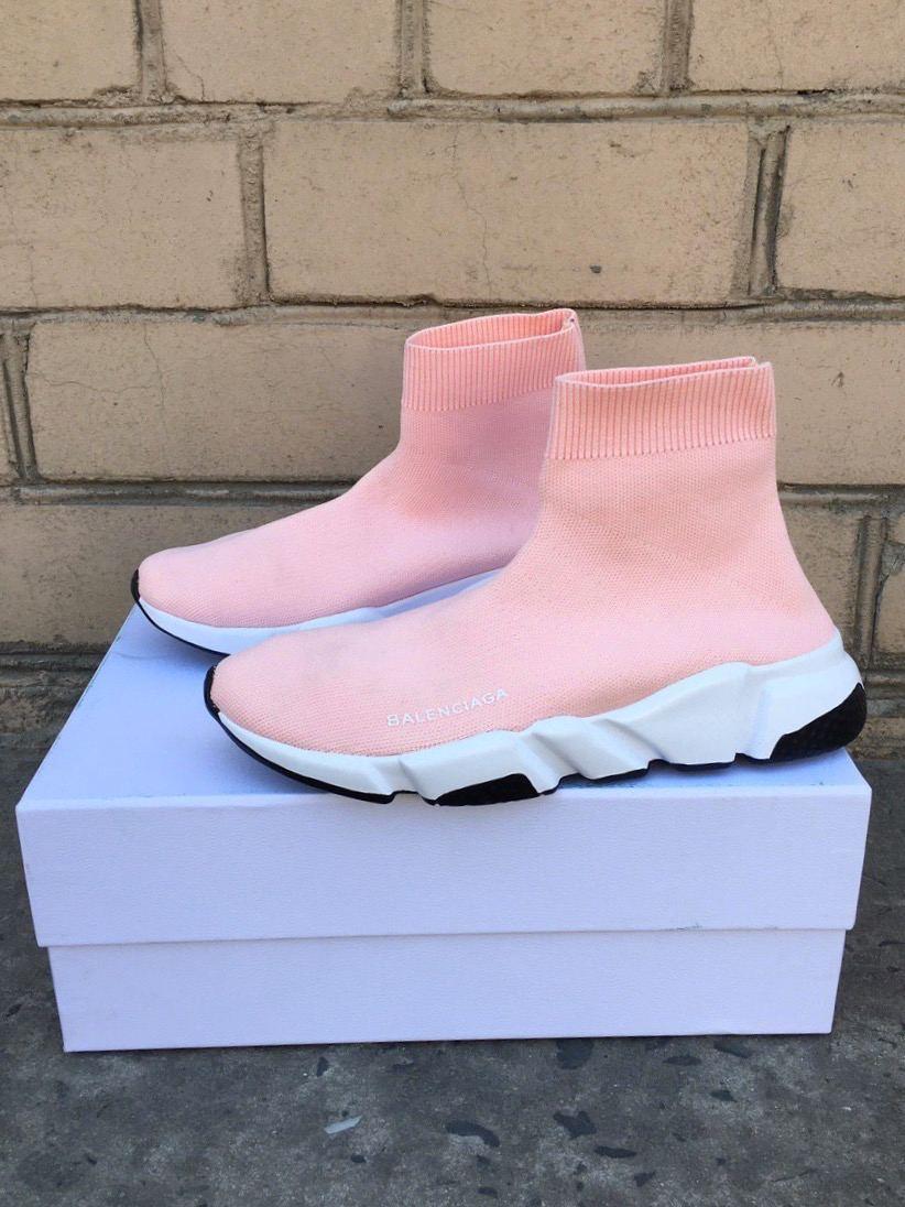 Жіночі кросівки Balenciaga Speed Trainer Pink 587280 W1702 5961, фото 1