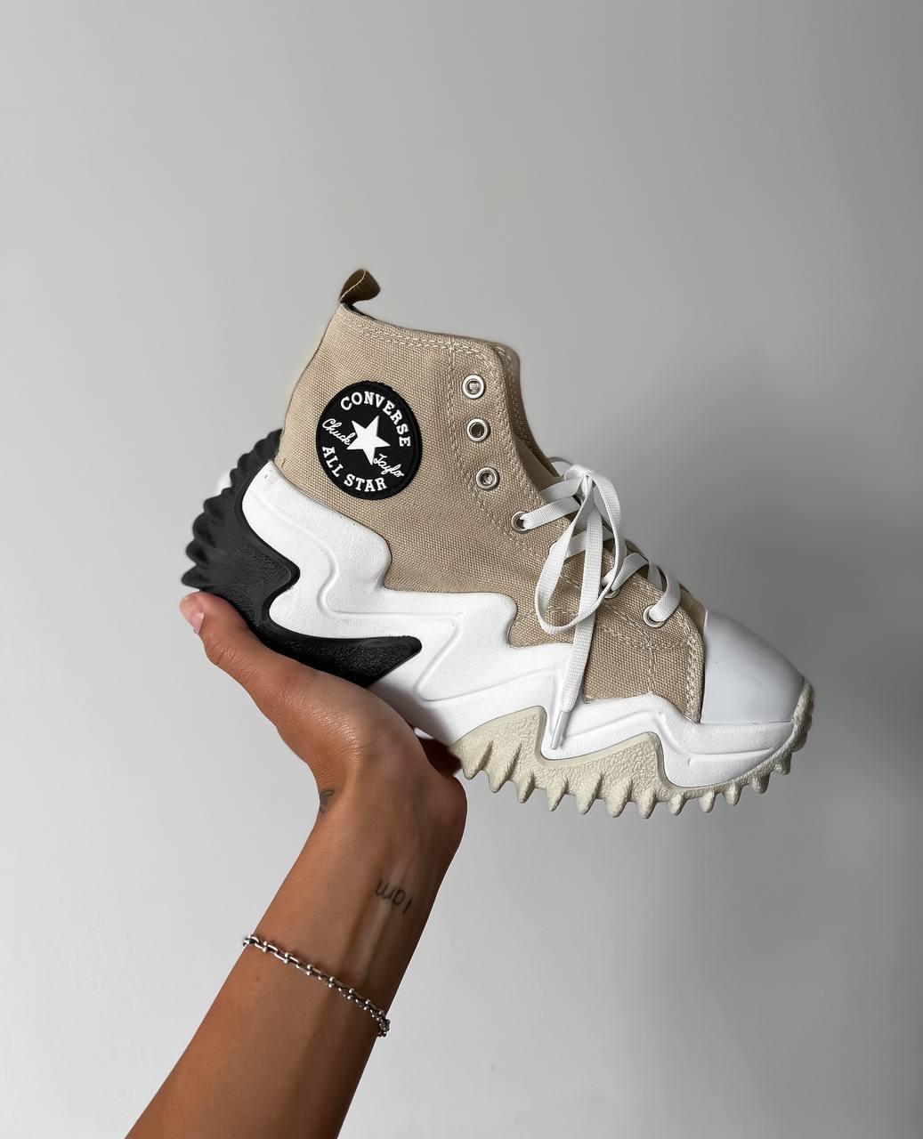 Жіночі кеди Converse Run Star Motion Hi Beige ALL08387, фото 1