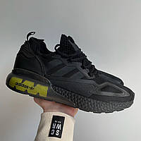 Мужские кроссовки Adidas ZX 2K Boost Core Black Solar Yellow FV8453 42