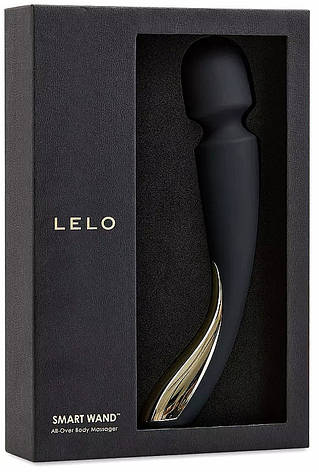 Вібромасар Lelo Smart Wand Medium Black | Limon, фото 3