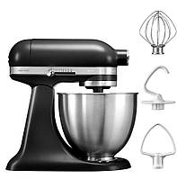 Миксер планетарный KitchenAid Mini 5KSM3311XEBM мини с чашей 3,3л Матовый Черный