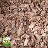 Кора соснова великої та середньої фракції розфасована у мішках 50л. для ландшафтного дизайну, фото 3