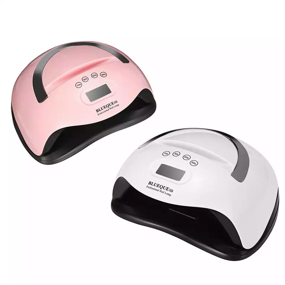 Професійна UV/LED лампа BLUEQUE BQ - V9 для нігтів, 168 Вт. + тримач для телефону