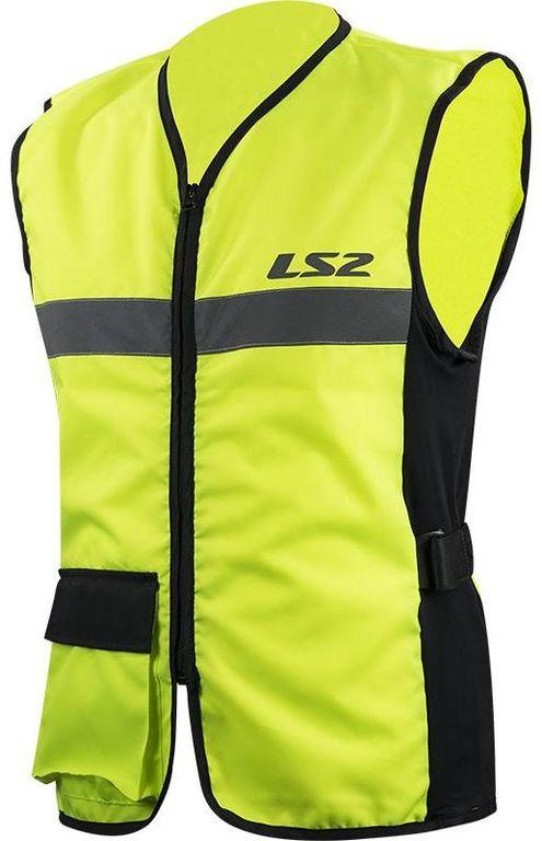 Мотоживет сигнальний LS2 Vest HI-Vis жовтий, M, фото 1