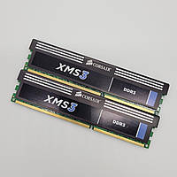 Комплект оперативної пам'яті Corsair DDR3 8Gb (2x4Gb) 1600MHz PC3-12800U CL11 (CMX8GX3M2A1600C11) Б/В