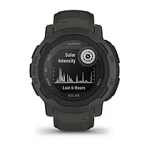 Смарт-годинник Garmin Instinct 2 Solar Graphite, фото 4