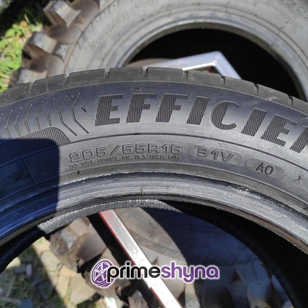 Летние шины б/у Goodyear EfficientGrip Performance 205/55R16 91V 6.5 mm 20 год - фото 7 - id-p1633548814