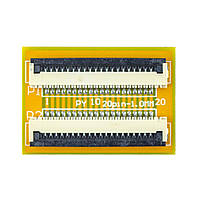 FFC Extension board 20*20pin 1.0mm, (29*20mm, flip)