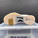 Eur39-46 Кобі 6 NIKE Zoom Kobe V Big Stage Home Кобаті 5 білі чоловічі баскетбольні кросівки, фото 9