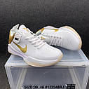 Eur39-46 Кобі 6 NIKE Zoom Kobe V Big Stage Home Кобаті 5 білі чоловічі баскетбольні кросівки, фото 3