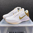 Eur39-46 Кобі 6 NIKE Zoom Kobe V Big Stage Home Кобаті 5 білі чоловічі баскетбольні кросівки, фото 11