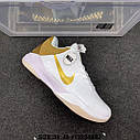Eur39-46 Кобі 6 NIKE Zoom Kobe V Big Stage Home Кобаті 5 білі чоловічі баскетбольні кросівки, фото 5