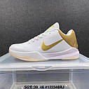 Eur39-46 Кобі 6 NIKE Zoom Kobe V Big Stage Home Кобаті 5 білі чоловічі баскетбольні кросівки, фото 4